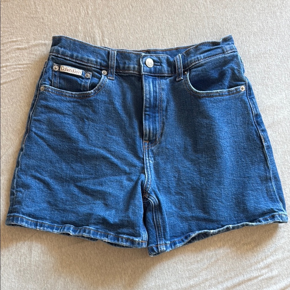 Calvin Klein Women's Classic Blue Jean Shorts